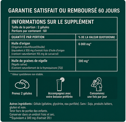 Sanatris Huile d'Oregano